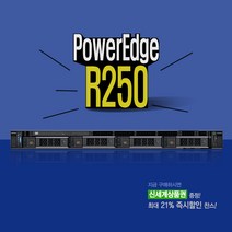 Dell PowerEdge R250 E-2334 3.4G 4C 16GB 1TBx2 2019 STD