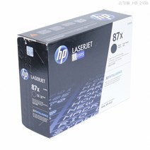 HP Laserjet Enterprise M501dn 정품토너 검정 18000매(No.87X), 1개
