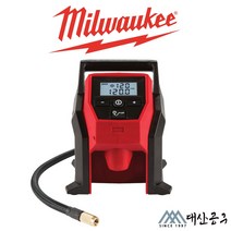 밀워키 콤팩트 에어펌프 M12-BI-0 12V 베어툴 휴대용 공기주입기 콤프레셔