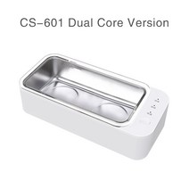 새로운 Lofans 울트라 소닉 클리너 듀얼 코어 버전 소닉 진동기 세척 초음파 Wibrator 장치 청소, CS601 Dual Core UK