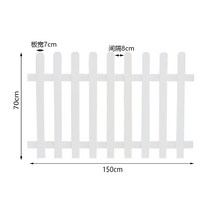 방부목 휀스 나무 울타리 우드 가든 펜스 정원 게이트 조립 격자 원목 인테리어 주말농장, 플랫헤드 화이트 길이 150 x 높이 70