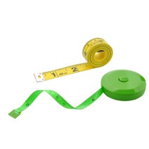 Wintape 2pcs 바디 용 측정 테이프 바디 재봉 용 소프트 테이프 측정 패브릭 재단사 천 공예 측정 테이프 60 인치1.5m, 녹색과 노란색, 1.5m