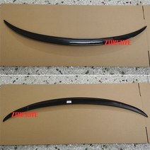 bmw 5 시리즈 f10 2010-2017 스포일러 p 스타일 abs 플라스틱 카본 모양 후면 트렁크 윙 바디 키트 액세서리에 사, 유광 블랙