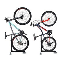 자전거 실내 수직 거치대 세로 스탠드 보관대 받침대 정비 MTB 로드, 자전거수직거치대