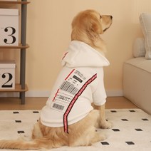 개타고니아 후리스 사모예드 대형견 애완동물 중형견 개리스 골든리트리버 뽀글이 집업, D