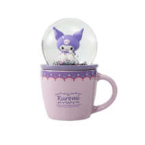 산리오 오르골 스노우볼 시나모롤 크리스마스 선물 뮤직박스, 120ml, 쿠로미