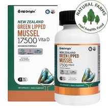 네추럴팜스 뉴질랜드 초록홍합 17500 초록입홍합 추출물 99%함유 무릎 관절 연골영양제 잎 100일분, 710mgx100캡슐 1개, 1개, 100정