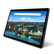 PRITOM 태블릿PC 안드로이드 태블릿 학습 32GB (메모리 카드로 확장 128G 가), 검정 Black