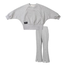 베키쥬 가오리 티셔츠 슬릿 부츠컷 상하의 세트