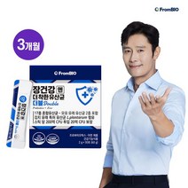 장건강엔 더착한 유산균 더블 1일1포 17종 혼합유산균 20억 CFU보장 30포x3박스/3개월, 없음