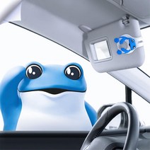 진로두꺼비 자동차 선바이저 방향제 SUV 차량내향기 장거리 외제차 국산차, 1개, 레몬라벤더