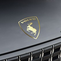 볼보스티커 VOLVO MOOSE 자동차스티커, 오렌지
