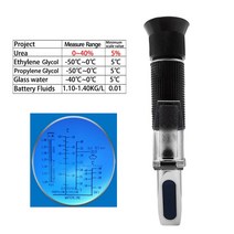 자동차 요소 농도 측정기 에틸렌 글리콜 프로필렌 부동액 유리 물 동결 점 계기, 03 5 in 1 Urea 0-40