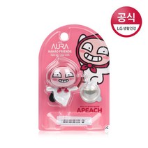 카카오 프렌즈 차량용 방향제_통풍구형 어피치플라워바이플로라향 2ML