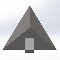 공택 스테인리스 스틸 차량 레이더 코너 각도 반사기, 표준3A=98.5