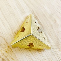 정삼면 귀 장식 옛날가구 고가구 장식 대문 전통, 1. 골드, 1개