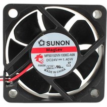 :원래 SUNON MF50152VX-1000C-A99 5015 24V 1.4W 2 선식 인버터 냉각 팬, 한개옵션0