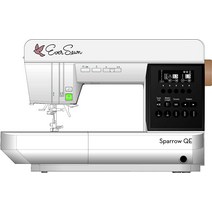 Ever SewnEverSewn Sparrow QE 전문 바느질 및 퀼팅 기계 - 8Û 목 - 70개 스티치 패턴 - 직관적인 컨트롤 패널 화이트 308560
