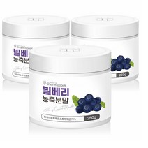빌베리 농축분말 안토시아닌 오스트리아산 BILBERRY 열매 농축액 가루 250g 3통