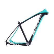 픽시 프레임 셋 포크 샥 윈드시어 크로몰리 그래블 풀샥 카본 로드 자전거 T800 탄소, BXT 하프 그린, 19 인치 광택