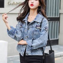 가바바 여성 자켓 한층 더 빛나게 해주는 외모 캐주얼 데님 자켓 G42223