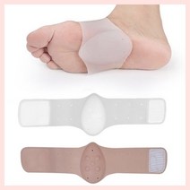 희망우주샵 발바닥 아치 보호 패드 양쪽1세트 남자 여자 요족 인솔 편한 실리콘 쿠션 깔창
