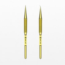 수공구 부품 액세사리 AMAOE-티타늄 합금 핀셋 14T/14U 0.1mm 비마그네틱 플라잉 와이어 클립 곡선/스트레이트 홈 유지 보수 클램핑 도구 클램프, [03] 2 in 1