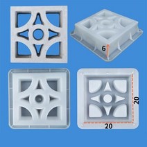 크리에이티브 플라스틱 수제 DIY 조합 장식 골동품 고대 공원 마당 울타리 격자 형, 07 39-20cm 20cm 6cm