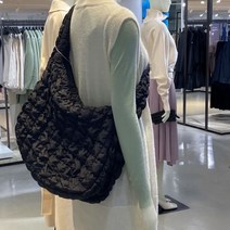 봄여름 구름무늬 퀼팅 빅백 캐주얼 오버사이즈 크로스
