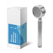 크리썸 알루미늄 고압 수압상승 절수 샤워기 헤드, 1개