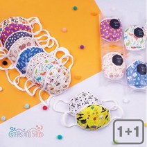 별과모래 [별과모래] 봄가을용 마스크 1+1 /유아용/고급선물포장, 스윗스타(유아용)/북유럽아침BL(유아용)