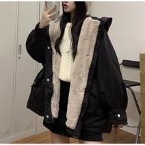 줄리엔느 여성 기모 안감 후드 점퍼