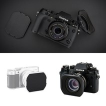 [JJC] 후지필름 XF23mm F2 35mm F2 카메라 렌즈 사각후드 LH-JXF35SII, 블랙