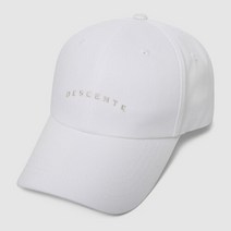데상트모자 UQC SN123HCP12-WHT 워딩 로고 볼캡 WHT, S-M, 사이즈:S-M