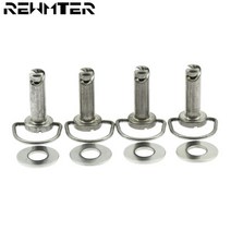 할리 데이빈슨 바이크 오토바이 패스너 안장 가방 장착 핀 스터드 볼트 할리 투어링 일렉트라 스트리트 글라이드 FLHR Softail 용 크롬 하드웨어