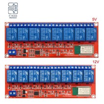 8채널 5V 12V 블루투스 릴레이 모듈 스마트 홈 휴대 전화 용 무선 제어 스위치 App, 02 12V