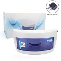 [온유마켓]_UV 살균기 악기 상자 급속 소독 Esterilizador 매니큐어 도구 전문 손톱 족집게 캐비닛, EU plug, 04 US plug