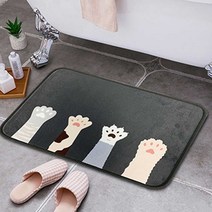 선물용 러그 귀여운 디자인 발러그 홈인테리어 소품, 18_RAINBOWHEART