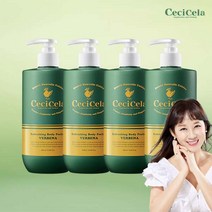 쎄씨쎌라 홈쇼핑 바디필링 때필링 바디스크럽 보습각질케어 500ml 4병, 500ml X 4병