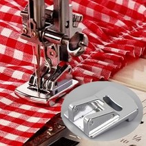 공업용미싱 자수미싱 준공업용미싱 공업용오버록 재봉틀 가수 janome 재봉 액세서리에 대한 1pcs 은색 압연 밑단 컬링 노루발, a