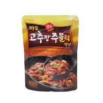 샘표식품 마포고추장주물럭양념180g/샘표/양념/간편식/레토르/캠핑, 마포고추장주물럭양념180g, 180g