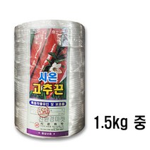 고추끈(중) 1.5kg - 주말농장 텃밭 비료 고추 끈 단끈 바인더끈 농산물끈 고추전용 지지대 끈, 1개