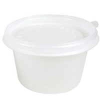 일회용 원형 죽용기 대, 50개입, 2개