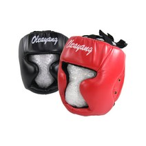 헤드기어 권투 태권도 복싱 안면 보호대, 블랙