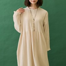 내추럴가든 레이스 핀턱 요루 원피스