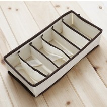 칸막이수납함 부직포정리함 속옷정리함 양말보관함 옷장정리수납함 6칸