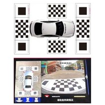 어라운드뷰 4채널블랙박스 3D어라운드뷰 파노라마 서라운드 DVR 조감도 시스템 360 도 차량 카메라 3D 2D 디버깅 보정 천, Type1 2D 3D cloth