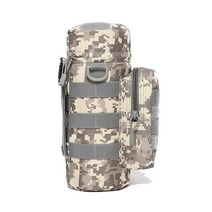Travel Tool Kettle Set Outdoor Tactical Military Molle Water Bag For Camping Hiking Fishing Shoulder, 08 Camouflage E nostrap