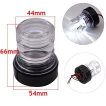 요트 악세사리 수상 선박 부품 보트 소품 12inch fold down led 항해 등 해양 탐색 앵커 빛 12-24v 항해 신호등 360도 라운드, 협력사, 앵커 라이트