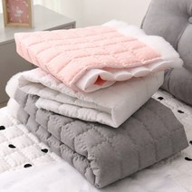 [천연꼰사 인견 누빔지] 무지3color 90332, 화이트